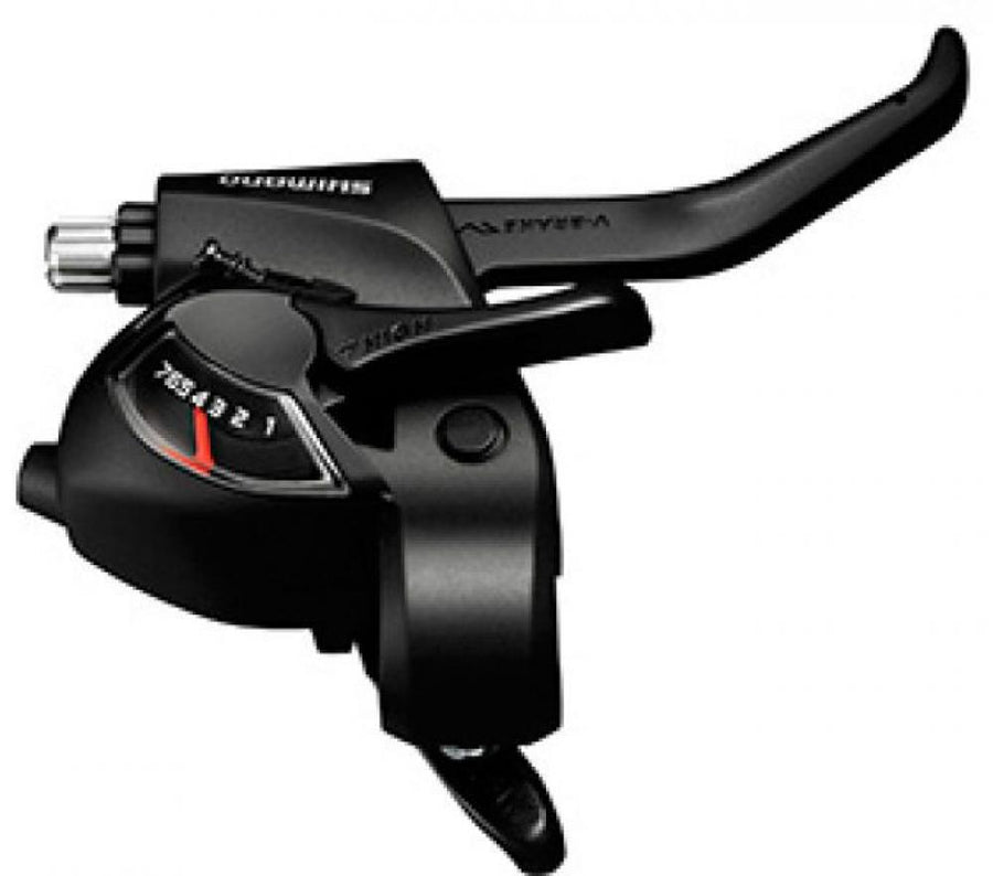 SHIMANO Schalt-/Bremshebel ST-EF41 7-fach Rechts 2 Finger - 7-fach, Schwarz