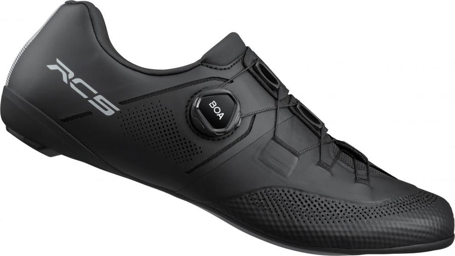SHIMANO Fahrradschuhe RC503 Herren Damen Road SPD SL Größe 42 breit Schwarz
