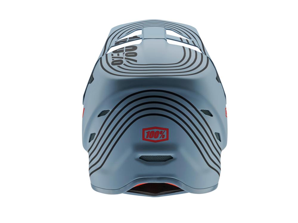 100% Status helmet XL Caltec/Grey - leichter Fullface-Helm mit maximalem Schutz