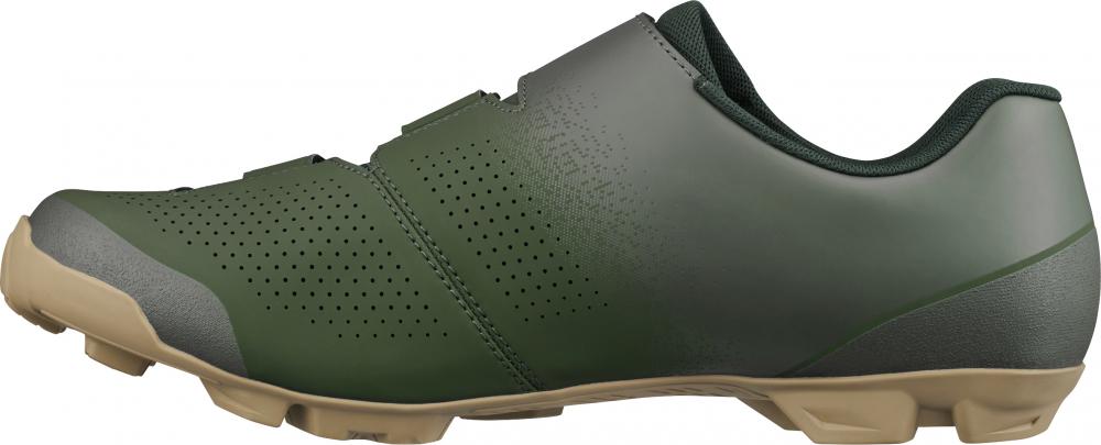 SHIMANO Fahrradschuhe XC102 Herren/Damen MTB SPD Größe 47 ? rutschfeste XC-Außensohle, Grün