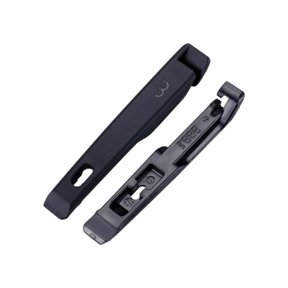 BBB Cycling Reifenheber SmartLift 118 Schwarz - cleveres Multitool für schnellen Reifenwechsel