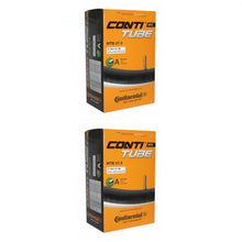 2x Continental MTB 27.5" Schlauch 27.5x1.75-2.4 AV 40mm  Pannensicherer Butyl-Schlauch für 27,5"-Mountainbikes mit Autoventil, geeignet für Reifenbreiten von 1,75" bis 2,4"