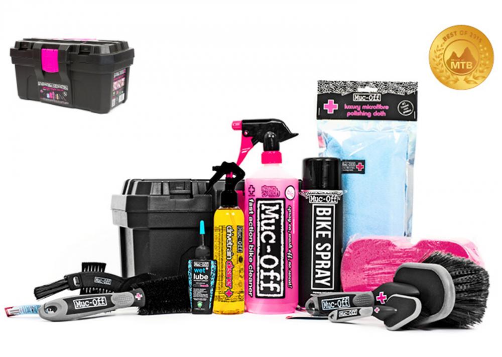 Muc-Off Ultimate Bicycle Kit - Fahrrad-Reinigungsset in Werkzeugkiste (Schwarz)