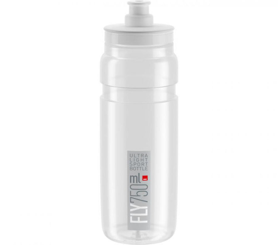 Elite Fly 750ml klare Fahrrad-Trinkflasche