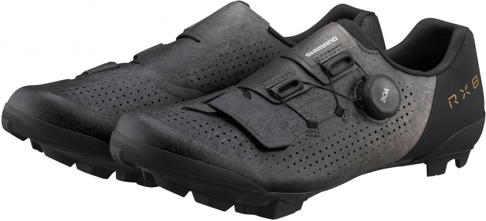 SHIMANO RX801 Fahrradschuhe - Gravel SPD, Herren/Damen, Größe 45, Schwarz