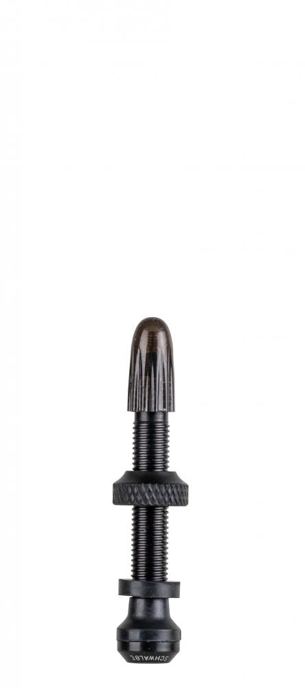 Schwalbe Tubeless Ventile 40mm Aluminium Paar Schwarz - für schlauchloses Setup