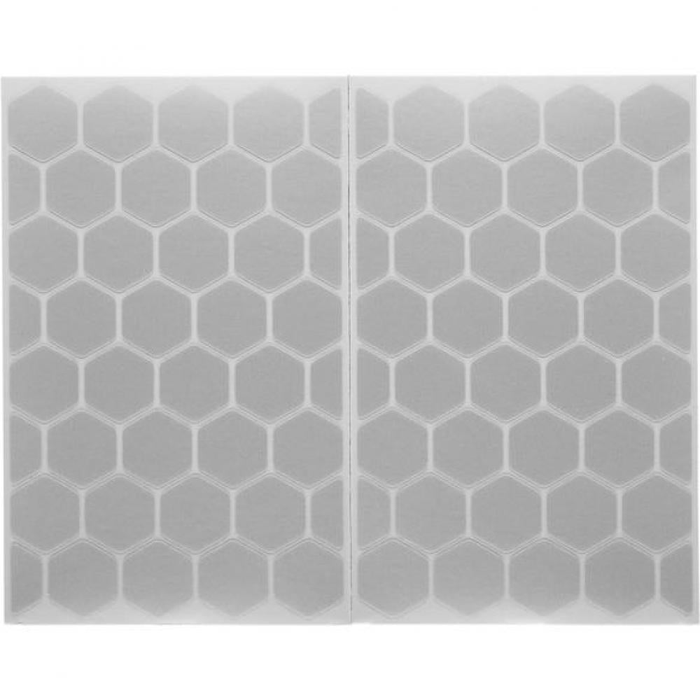 Procraft Reflektoren Sticker Set - Hexagon Universal Silber - mehr Sichtbarkeit im Stradenverkehr