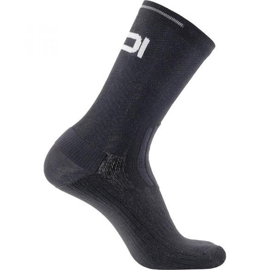 Sidi Socken VISIBILIS black 40-43 Schwarz - technische Radsocken mit hoher Sichtbarkeit