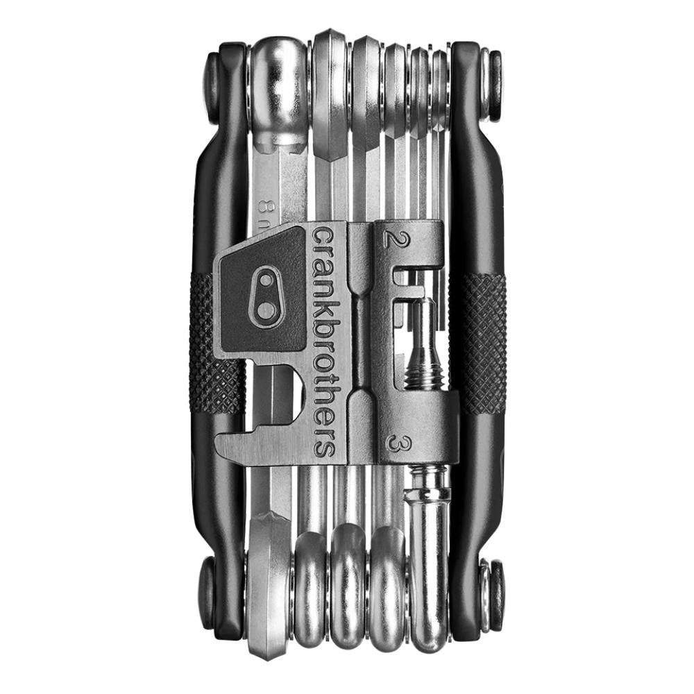 Crankbrothers Multi-17 Multitool Midnight Edition, 17 Funktionen, schwarz, 6150 Hi-Ten Stahl, 89 mm