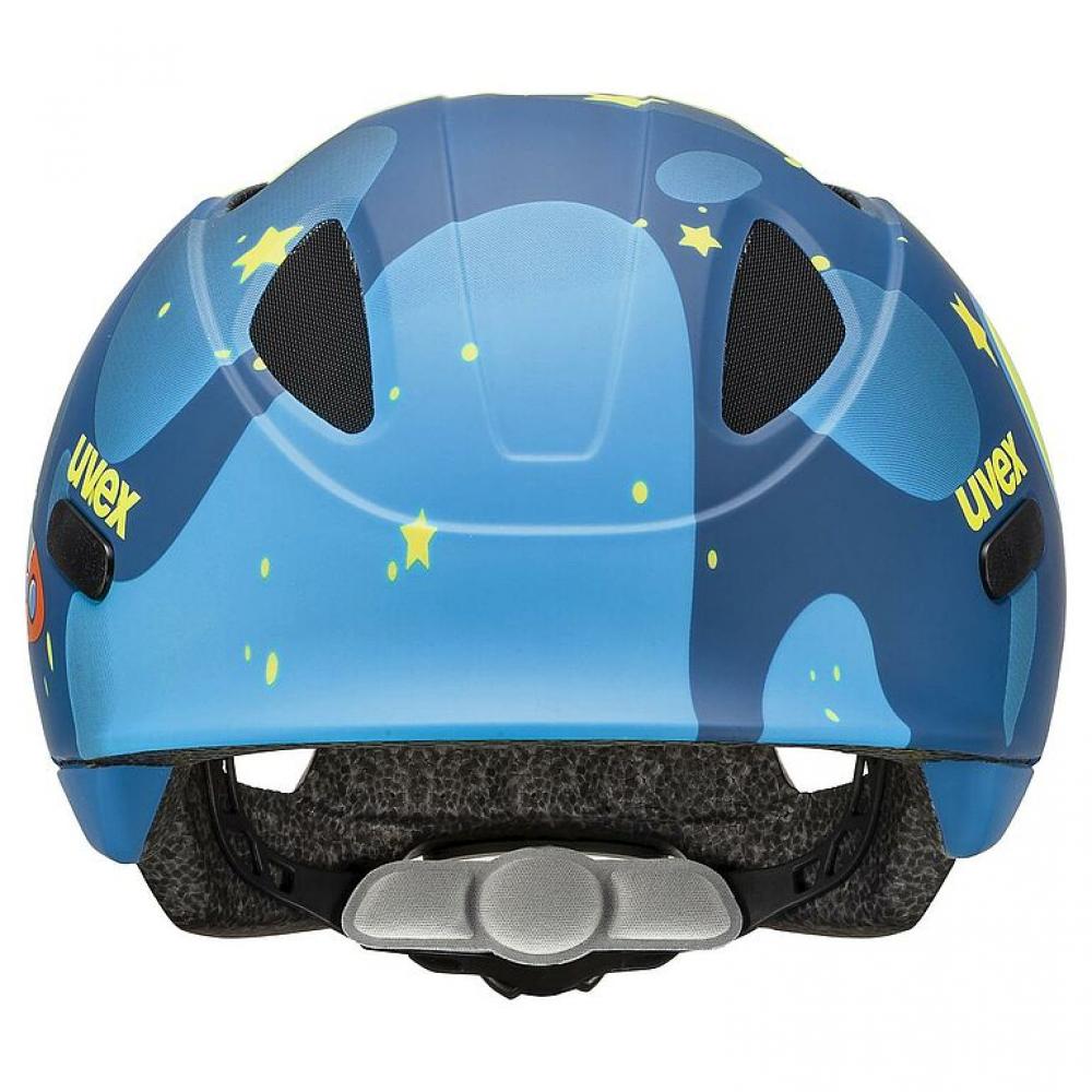 uvex oyo style deep space matt, leichter Kinder-Fahrradhelm mit individueller Größenanpassung (50-54 cm), erweiterbar mit LED-Licht, inklusive uvex xTRA Shield und KID PROtect Pad