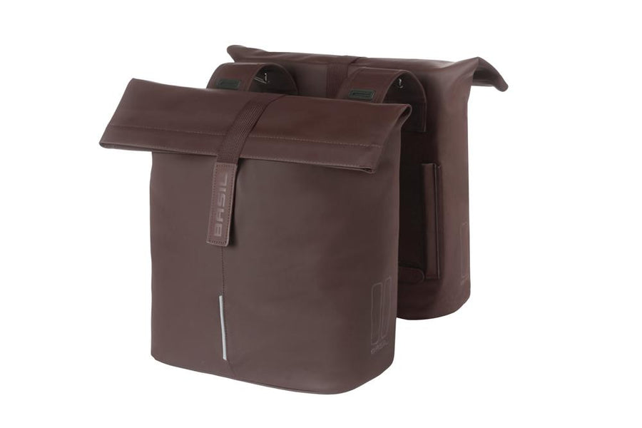Basil Doppelpacktasche City roasted brown 12x29x30 cm 28 bis 32l