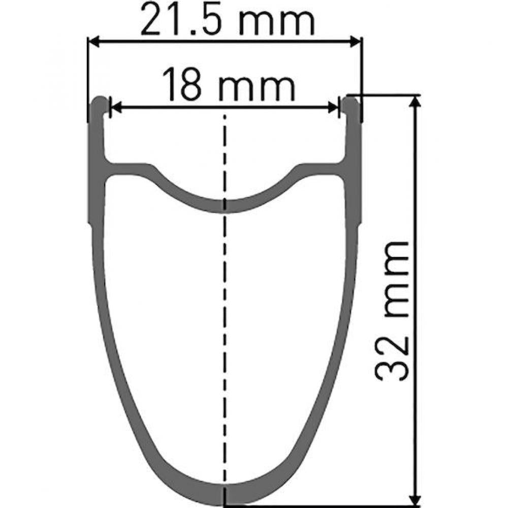 DT Swiss Felge RR 511 28"/700C 24 Loch Schwarz - steife, robuste Rennrad-Felge