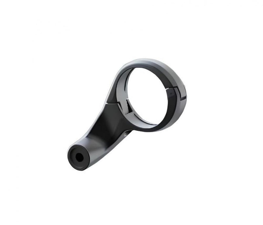 LUMOTEC Aluminium-Lenkerhalter für LUMOTEC Briq-XL E - B+M schwarz einarmig 25 4/31 8mm Busch + Müller 456LHA25/31PB - 25.4 mm