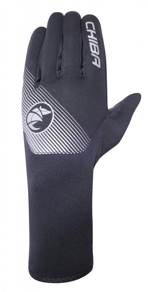CHIBA Softshell - Radhandschuhe L schwarz, winddicht & atmungsaktiv mit Touchfunktion