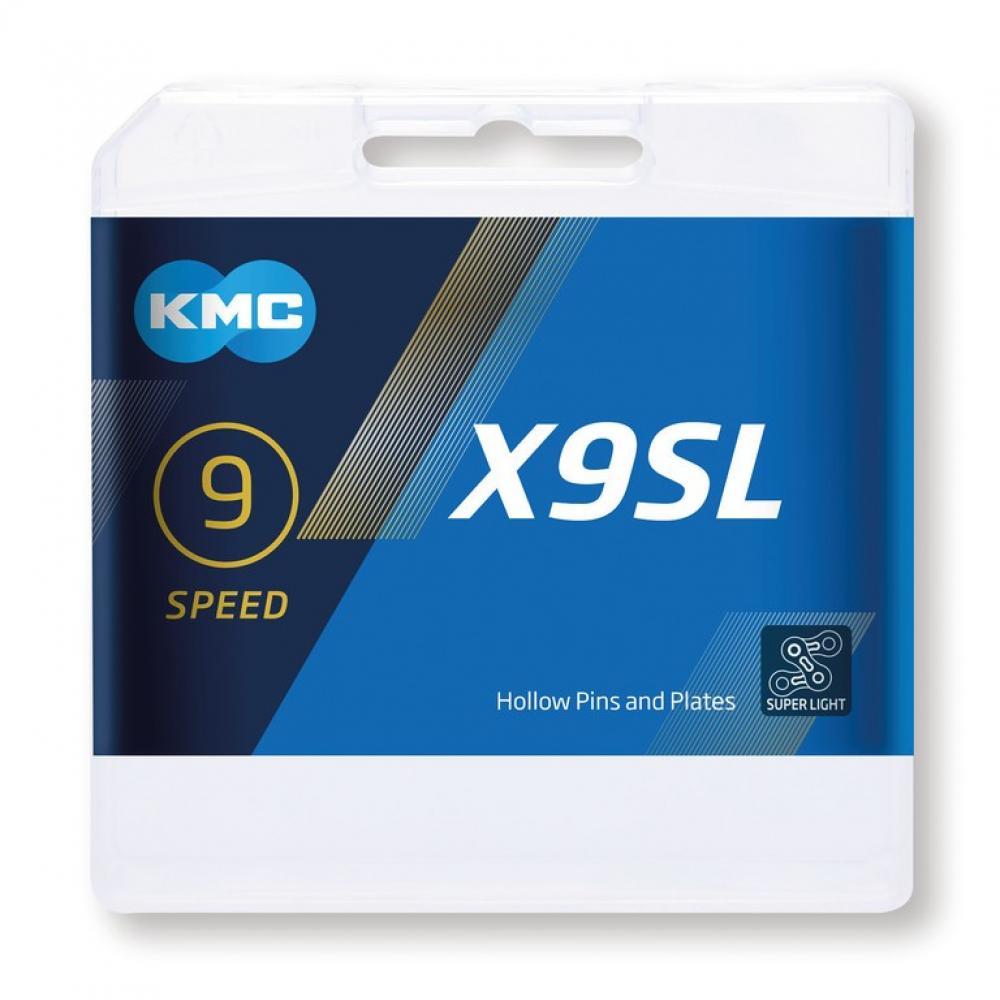 KMC KetteX9SL Ti-N Gold 1/2\" x 11/128\" 114 Glieder 6,6mm 9-fach