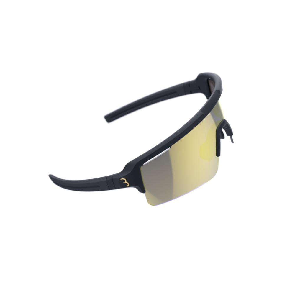 BBB Cycling BBB Sportbrille Fuse PC MLC Einheitsgröße matt schwarz - leistungsstarker Rundumschutz