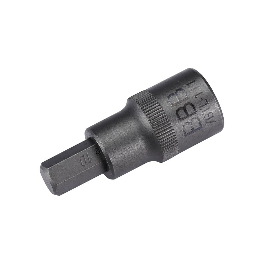 BBB Cycling BBB Innensechskantschlüssel HexPlug 10 mm Silber - präzise 1/2 Zoll Innensechskant-Nuss