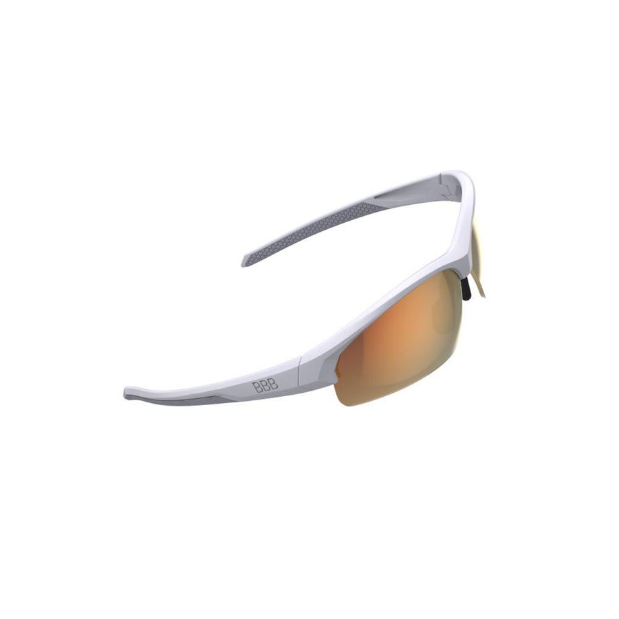 BBB Cycling BBB Sportbrille Impress Small Größe Small weis - leichter Schutz für schmale Köpfe