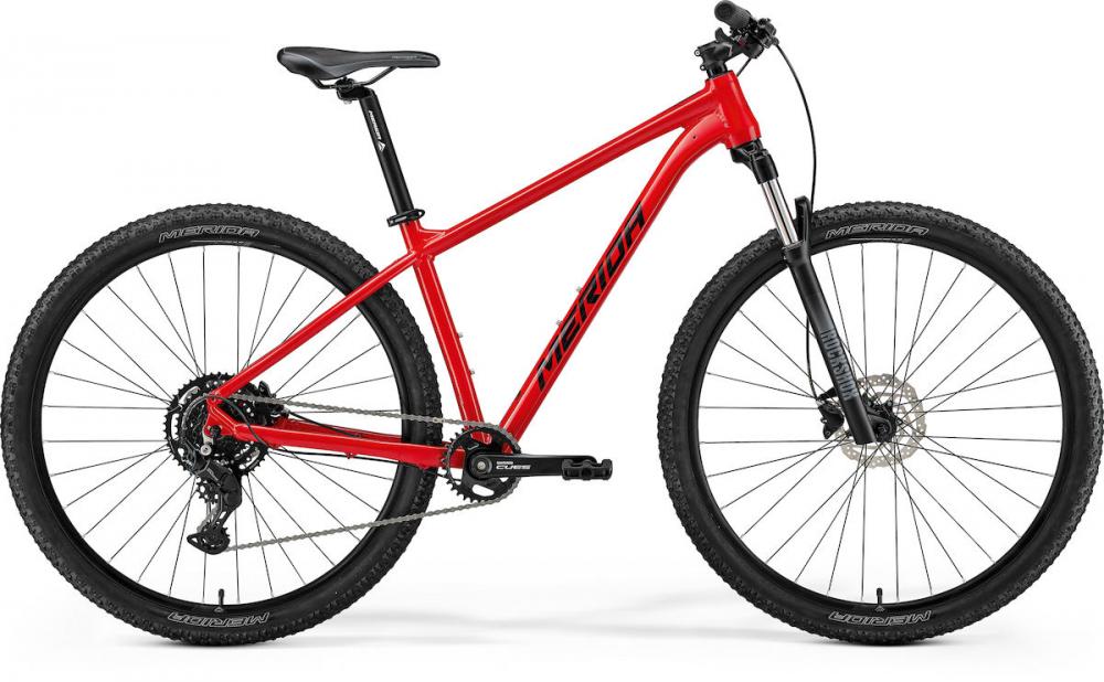 Merida BIG.NINE 80 IV1 dark race M DARK RACE RED(BLACK) - modernes Hardtail-MTB für sportliche Trails