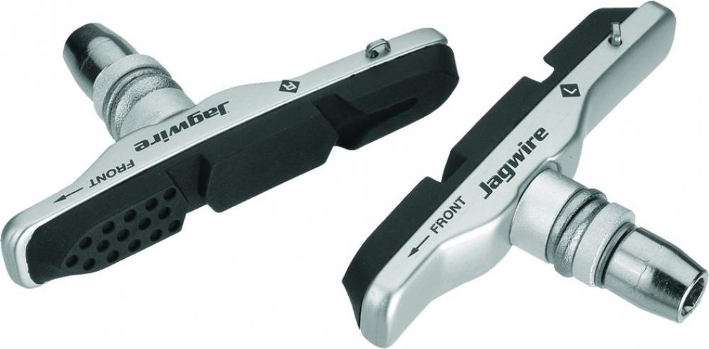 Jagwire Mountain Pro Cartridge Bremsschuhe V-Brake Schwarz/Silber - Allwetter-Bremsleistung