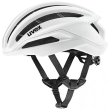 uvex surge Rennradhelm white matt, Größe 56-59cm, mit Multi-Inmould-Technologie, 3D IAS Größenanpassung, Brillengarage, ohne Aero-Cover, top Belüftung